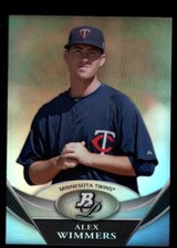ALEX WIMMERS TWINS ROOKIE CHROME REFRACTOR RC SP 2011 BOWMAN PLATINUM PROSPECTS