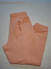 Adidas Track Pants Womens Medium Pink 3 Stripe French Terry Jogger RYV Y2K