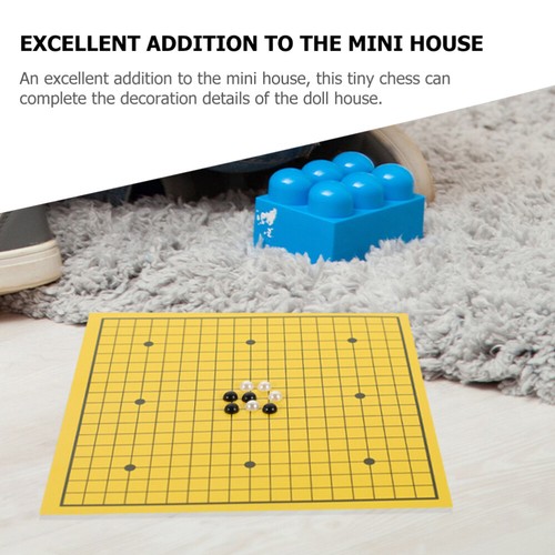 3 Sets Go Model Toys Kind Kleines Schachbrett Puppenhausdekoration - 第 3/12 張圖片