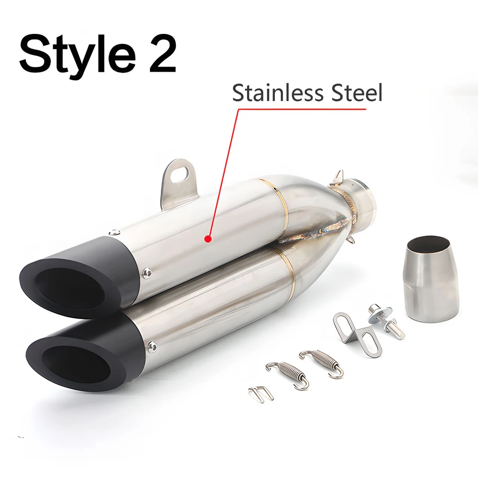 For Honda CBR650R CBR1000RR CBR600RR F5 Motorcycle Exhaust Pipe 51mm Muffler - Imagem 3 de 4