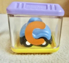 Fisher Price Peek A Block LETTER C  car  Replacement  Block Alphabet ABCs (L)