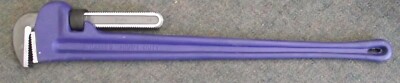 Williams 13532 48'' Long Cast Iron Pipe Wrench with Scale