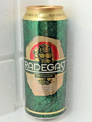 RADEGAST Empty Beer Can 500ml Czech Republic 2015 Top Open Collectible