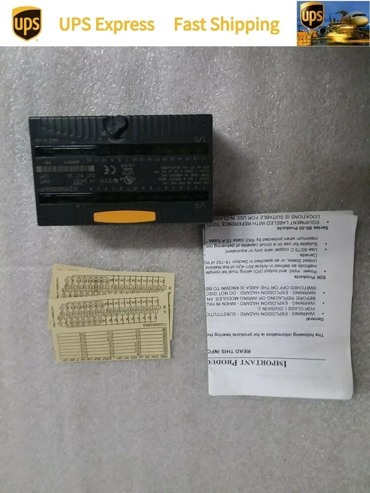 GE Fanuc IC200MDD840F Mixed 24VDC Input 20PT Output Relay 12PT Fast HTZ1 - Image 3 of 4