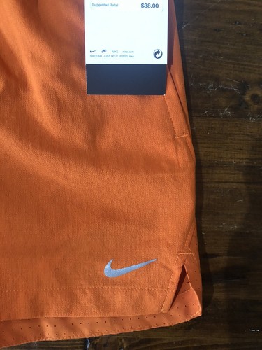 Kids Nike Dri-Fit Training Shorts Size M Orange FB1294-893 - Picture 3 of 8
