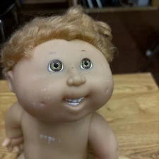 CABBAGE PATCH Kids Doll 1991 Dimples & Teeth Red Hair, Brown Eyes, Hard Body