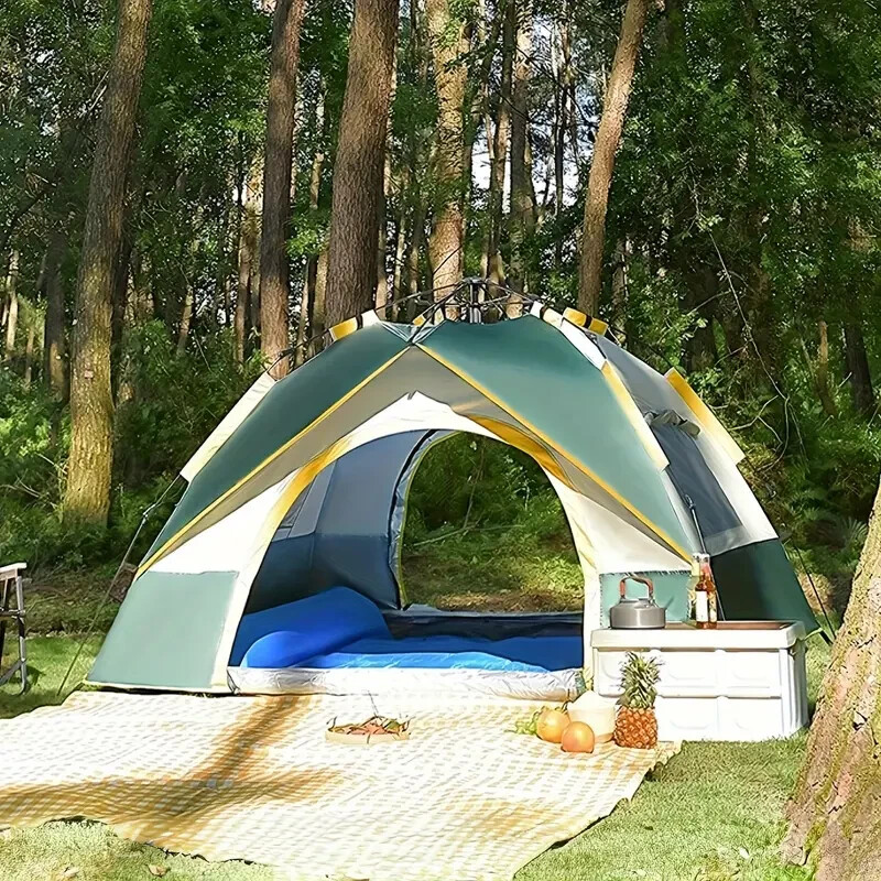 NUEVA Tienda 3-4 Personas Mochilero, Camping, Patio Trasero Camping Domo Tienda