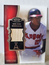 Rod Carew 2012 Topps Tier One Game-Used Bar Relic /150 California Angels