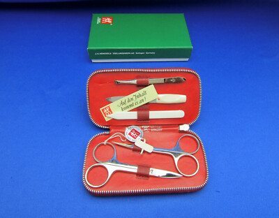 J.A. HENCKELS Vintage  Manicure Set  Made In Solingen Germany UNUSED CONDITION
