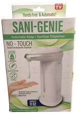 Sani Genie Automatic Soap/Sanitizer Dispenser NO TOUCH 11oz Capacity