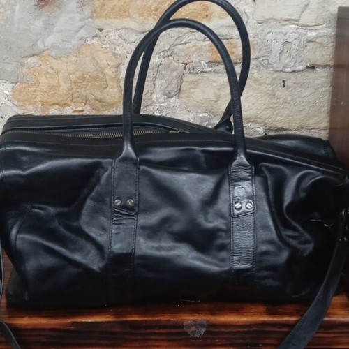 Weekender, Duffel bag, Carry On, Black Leather Trim RED ENVELOPE