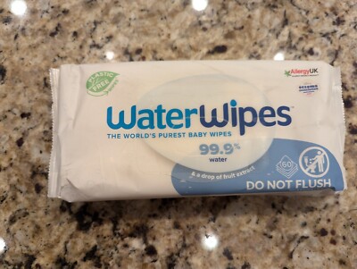 Water Wipes Baby Wipes 60 count exp: 7/2026