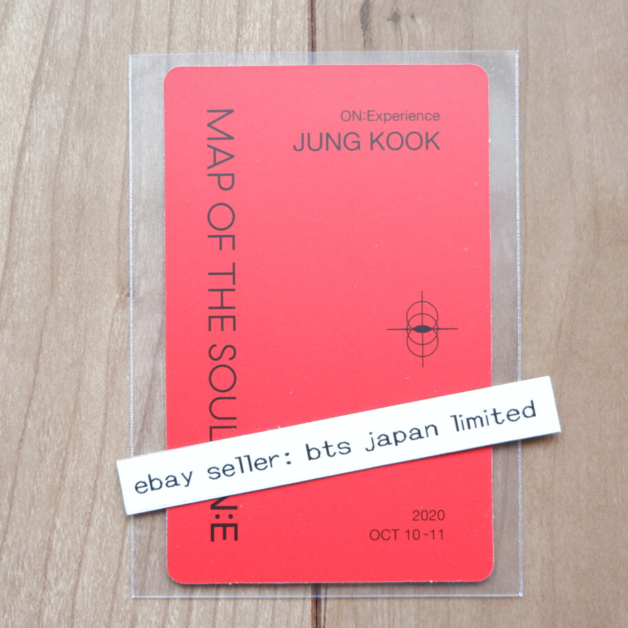 BTS Jungkook JK MAP OF THE SOUL ON:E Blu-ray Official