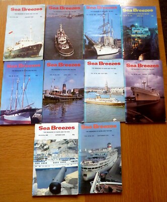 10 SEA BREEZES Magazines ~ 1979