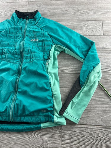 Louis Garneau Polartec Alpha Teal Green Insulated Jacket Women's Full Zip - Picture 3 of 12