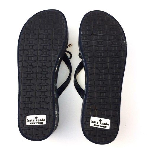 Kate Spade New York Rhett Wedge Sandals Rubber Thong Flip Flops Many Prints - Picture 22 of 48