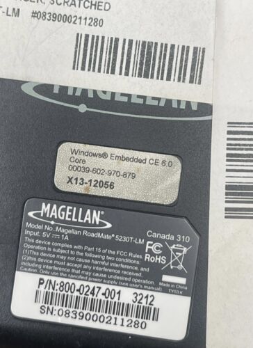 Magellan RoadMate 5230T-LM 5" Touch Screen GPS Navigator - Picture 3 of 4