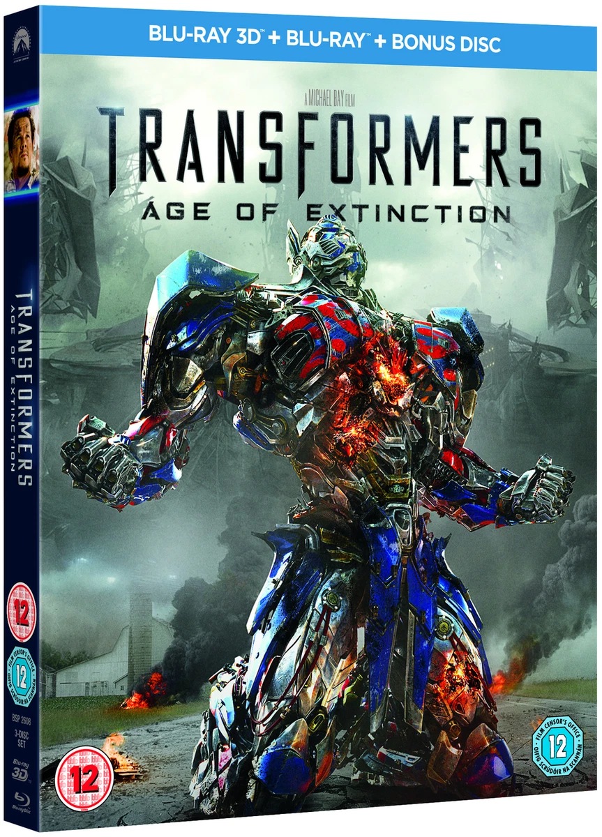 Transformers Age of Extinction Blu ray Mark Wahlberg Sophia