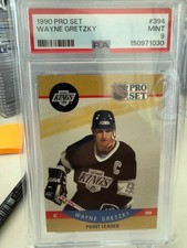 1990 Pro Set Wayne Gretzky #394 PSA 9 mint Kings Oilers Rangers HOF