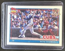 1991 Topps Ryne Sandberg Desert Shield #740 Cubs