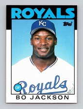 Bo Jackson 1986 Topps Traded Rookie #50T XRC EX-NM