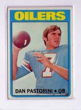 1972 Topps Card Dan Pastorini #156 (RC), Houston Oilers Rookie