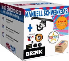 BRINK AHK für VW Golf VII Fließheck 12-19 schwenkbar + 7-pol ES ABE