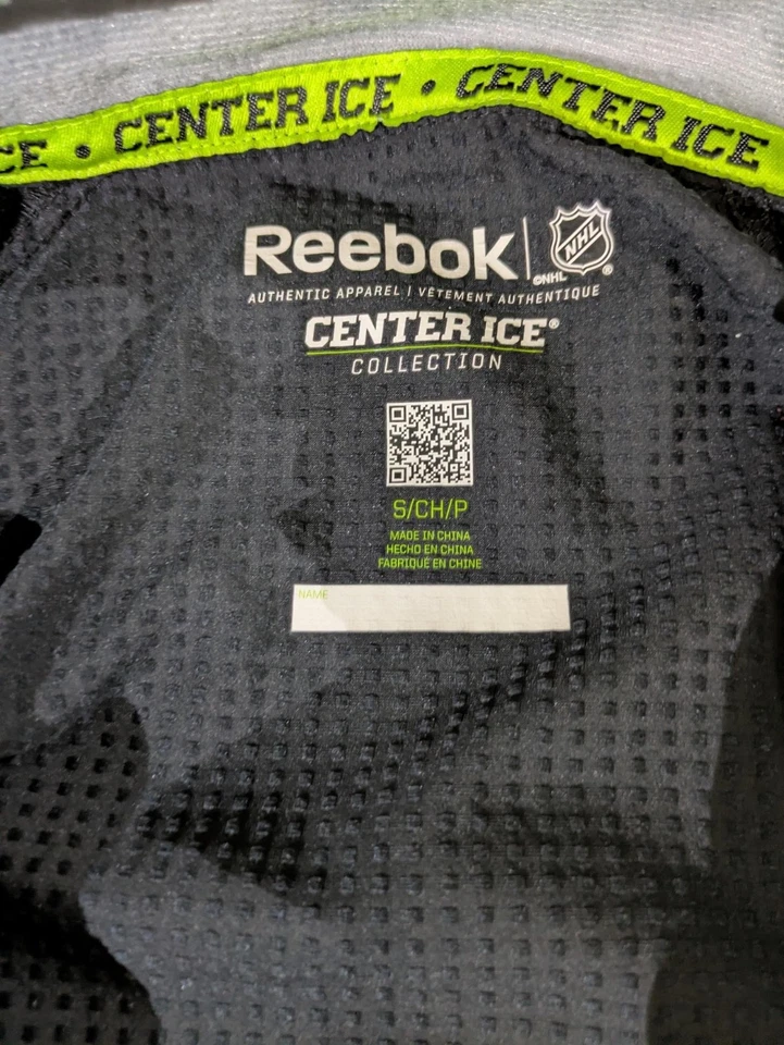 Chaqueta San Jose Sharks Para Hombre Pequeña NHL Hockey Reebok Center Ice Capucha Anorak Foto 4 de 4