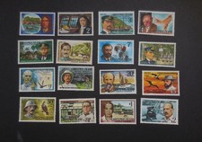 Christmas Island set of famous peoples mint stamps  (lot 649)