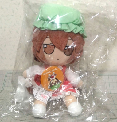 TOUHOU PROJECT Fumo Fumo 39 Chen Ver.1.5 Plush Doll Gift Badge Set New
