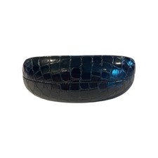 Black Animal Print Hard Shell Eyeglass/Sun Glass Clam Shell Case