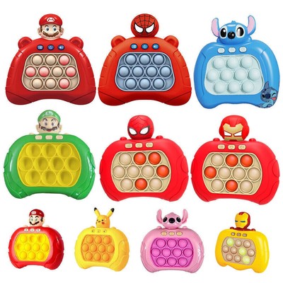 Pop It Fidget Spielzeug, Quick Push Spiel,Puzzle-Spielmaschine Game Controller