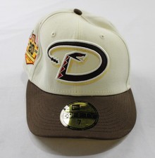 Arizona Diamondbacks New Era 59FIFTY Fitted Cap CD4 Ivory/Brown Size 7