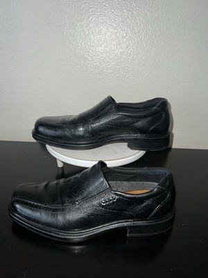 ECCO Mens Helsinki Classic Bike Toe Business Career Casual Dress Black Loafer