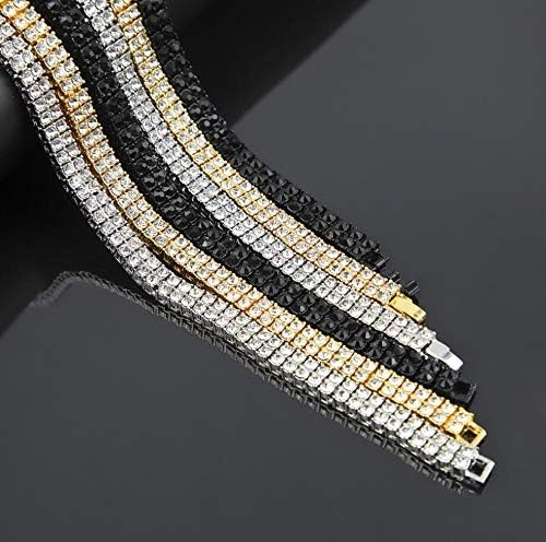HH Bling Empire Iced Out Chains for Men Silver and Gold Diamond Tennis... - Picture 6 of 59