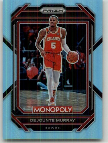 2022-23 Panini Prizm Monopoly Dejounte Murray Light Blue #2 /199 Atlanta Hawks