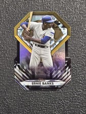 2022 Topps Series 1 Diamond Greats Die-Cuts Black /299 Ernie Banks DGDC-8