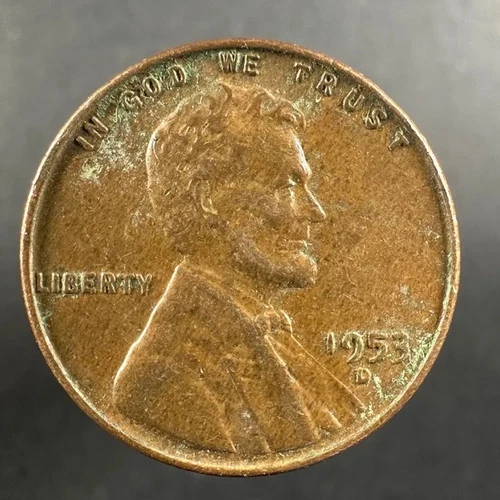 1953-D Lincoln Wheat Cent – Strong Details
