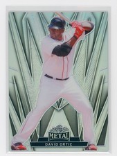 2024 Leaf Metal Baseball Silver Prismatic #14 David Ortiz 30/185