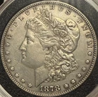 1878 p Morgan and 1922 p Peace Silver Dollars (2 Coins)