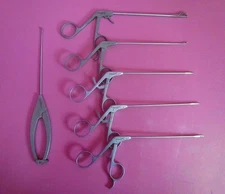 6 Arthrex Arthroscopic Instruments Suture Passers, Scissors, Graspers Set