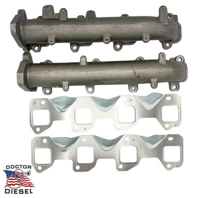 High Flow Exhaust Manifold for 2017 2025 Chevy GMC 6.6L Duramax L5P Diesel