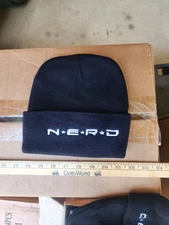 N.E.R.D No One Ever Really Dies Band Knit Beanie One Size Nos