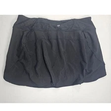 Etonic Womens Black Athletic Skort Skirt Shorts Activewear Tennis Golf L