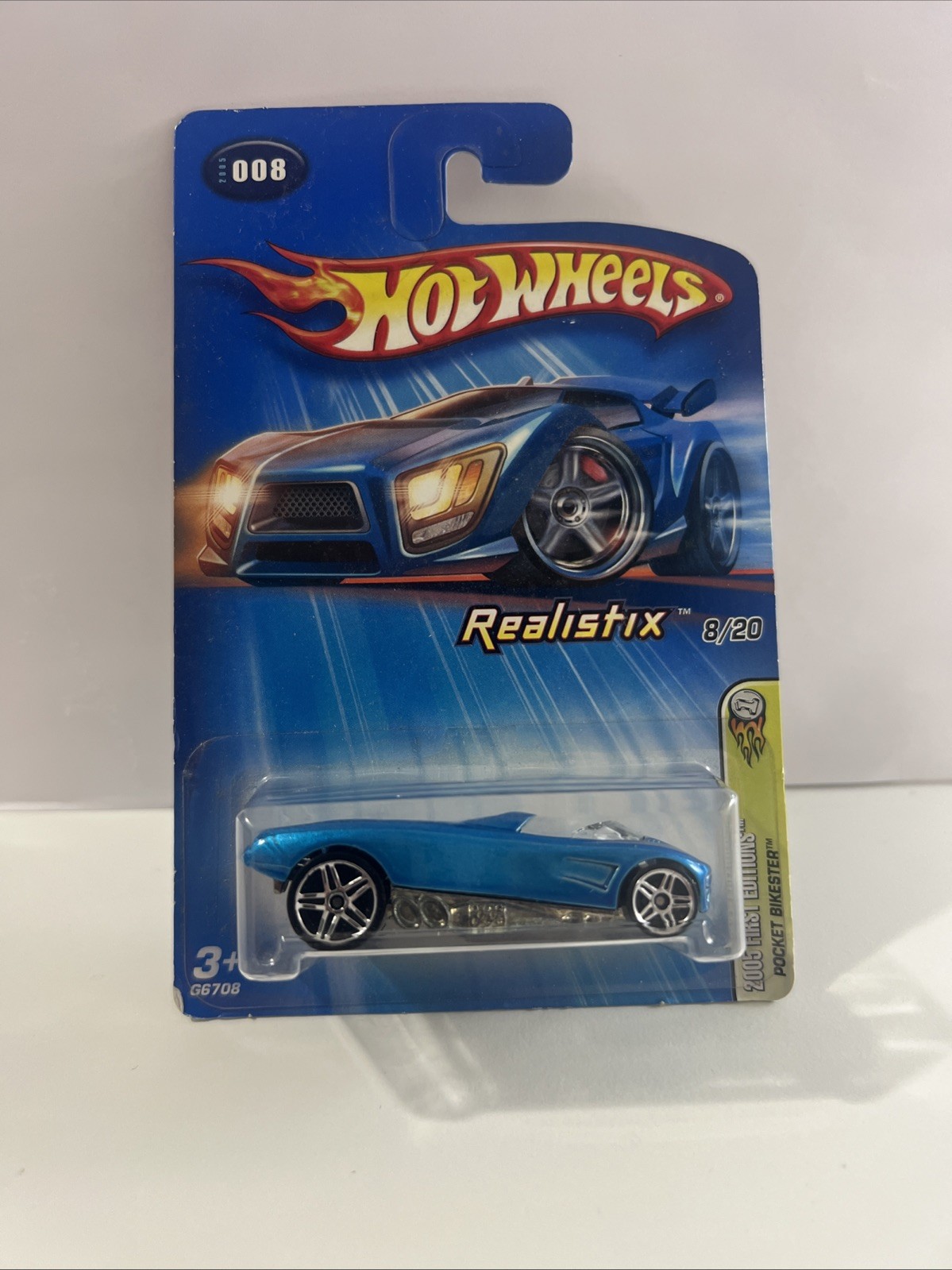 Hot Wheels 2005 First Editions Pocket Bikester Realistix 8/20 Collector 008