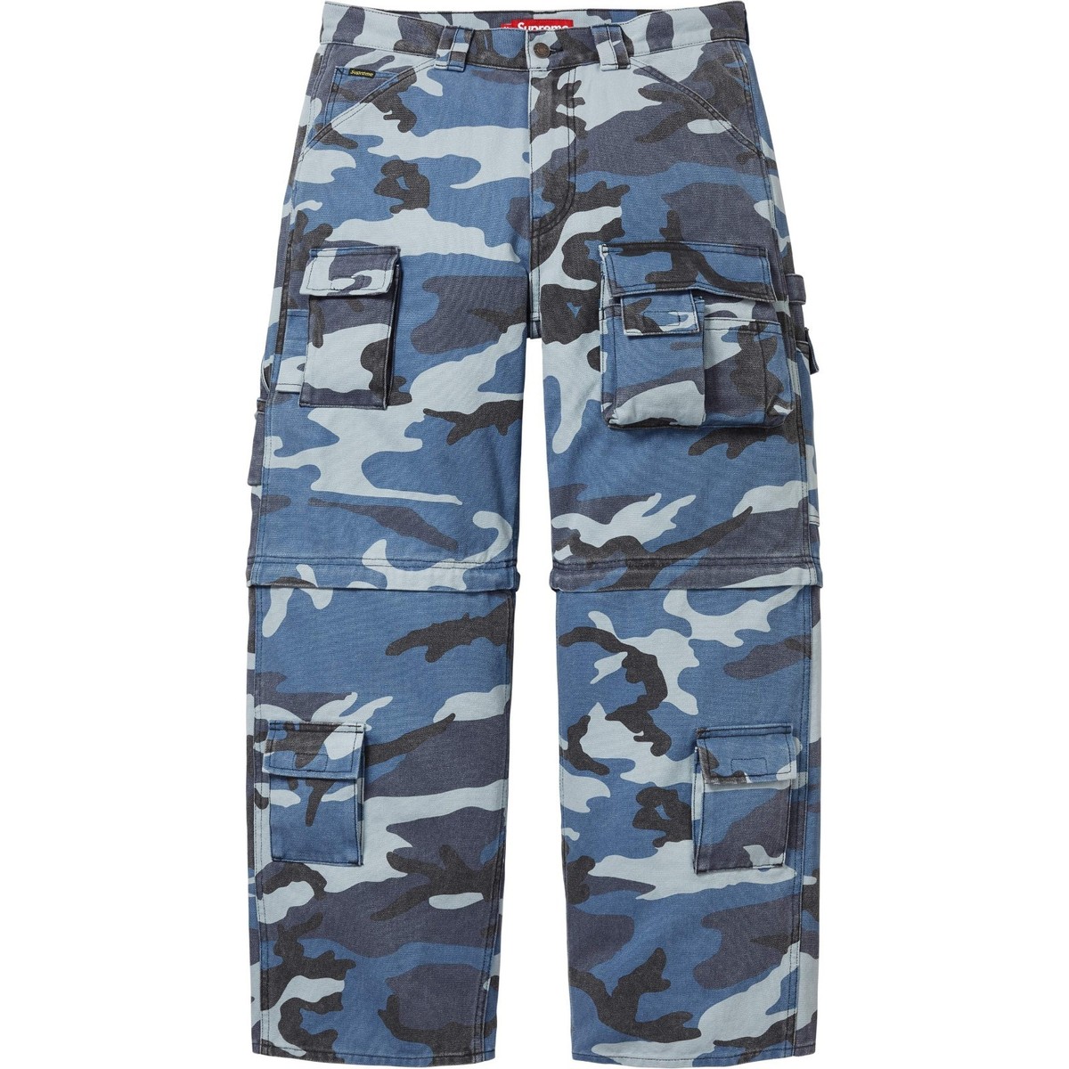 Supreme Zip-Off Utility Pant Denim Black Tan Blue Camo 4colors