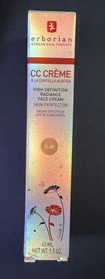 Erborian CC Creme High Definition Radiance Face Cream CLAIR Full Size 1.5 oz NEW