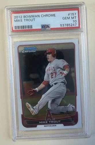 2012 Bowman Chrome - Mike Trout #157
