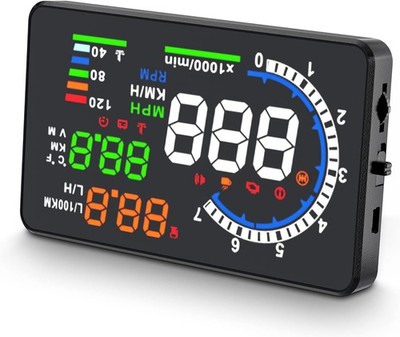 Heads Up Display for Cars, Digital Speedometer for Car A8 with OBD Function, ...