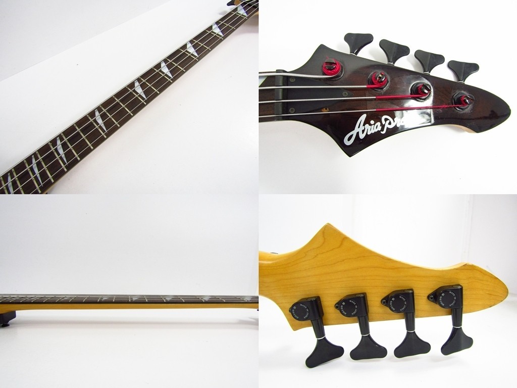 ベース ARIA PROII Precision BASS Aria Pro II Electric P-Bass White